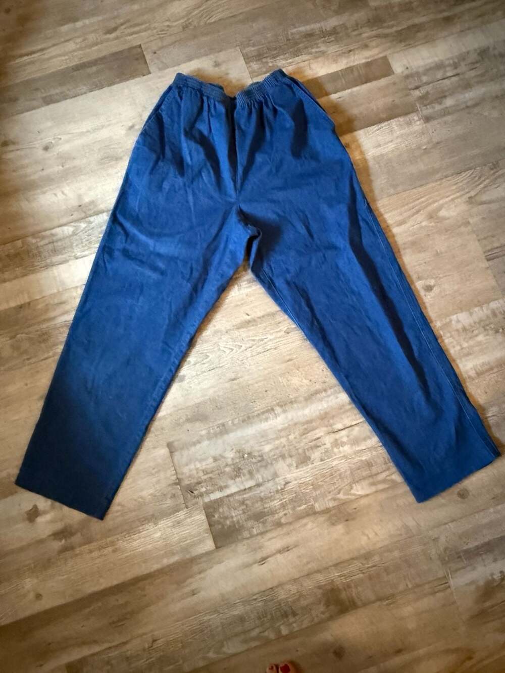 Alfred Dunner Pull-On Denim Pants Size 10 Blue